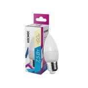 Лампа Космос LED 7,5Вт Е27 свеча теплый