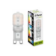 LED Лампа 5W 220V G9 4000K Feron