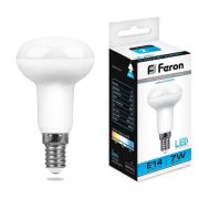 Лампа LED 7W R50 E14 6400К Feron