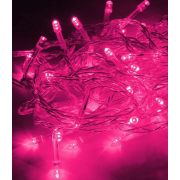 Гирлянда светодиодная 50LED шнур 6.5м 8 режимов мигания роз. Космос KOC_GIR50LED_P