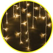 Гирлянда LED 3.5м. бахрома теплый белыйNGF-102