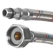 Подводка для смесителей 150 см Мх10х18 (оплетка сталь)