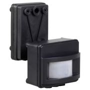 IEK датчик движения ДД-017 черный 1100Вт 120 гр.