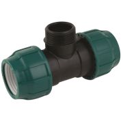 Тройник ПНД НР 25х1/2х25 (штуцер) POELSAN