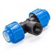 Тройник ПНД ВР 25х3/4х25 (гайка)