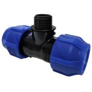 Тройник ПНД НР 20х1/2х20 (штуцер)