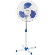 Вентилятор напольный синий с белым ERGOLUX ELX-FS01-C35