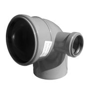 Отвод с правым патрубком ПП D 110х50 87 град.