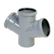 Крестовина одноплоскостная ПП D 110x110x110 мм 87 град. SINIKON