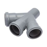 Крестовина одноплоскостная ПП D 50x50x50 мм 45 град. ПОЛИТЭК