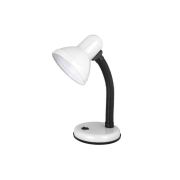 Настольная лампа 60W E27 Ultraflash UF-301P C01 (белая)