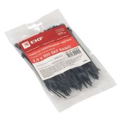 Хомут 2,5*100 EKF черный