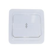 Переключатель проходной 1-кл. СП Валери 10А IP20 бел. Universal В0025