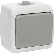 Выключатель Мурманск 1-кл. 10А IP54 серый EFV10-021-30-54