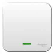 Выключатель 1-кл. ОП Blanca 10А IP20 (сх.1) 250В с подсветкой с изолир.пластиной бел. SE BLNVA101111