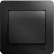Выключатель 1-кл. СП Glossa 10А IP20 (сх. 1) 10AX в сборе антрацит SE GSL000712