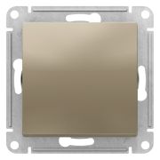 Выключатель 1-кл. СП AtlasDesign 10А IP20 (сх. 1) 10AX механизм шампань SE ATN000511