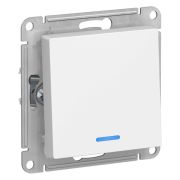 Механизм выключателя 1-кл.с подсветкой ATLAS 10A белый SchE
