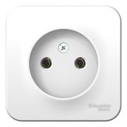 Розетка 1-м ОП Blanca 16А IP20 250В без заземл. без защ. шторок с изолир. пластиной бел. SE BLNRA000