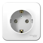 Розетка 1-м ОП Blanca 16А IP20 250В с заземл. без защ. шторок с изолир. пласт. бел. SE BLNRA010111