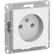 Розетка 1-м СП AtlasDesign 16А IP20 без заземл. без защ. шторок механизм бел. SE ATN000141