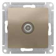 Розетка телевизионная TV AtlasDesign коннектор механизм шампань SE ATN000593
