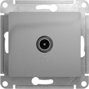 Розетка телевизионная оконечная TV 1-м СП Glossa 1дБ механизм алюм. SE GSL000391