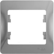 Рамка 1-м Glossa алюм. SE GSL000301