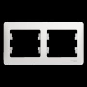 Рамка 2-м Glossa бел. SchE горизонт.