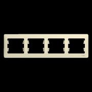 Рамка 4-м Glossa беж. SchE