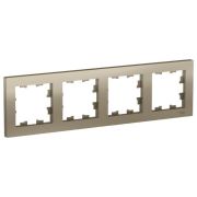 Рамка 4-м ATLAS универ. шампань SchE