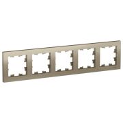 Рамка 5-м ATLAS универ. шампань SchE