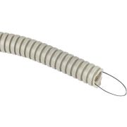 Труба гофрированная ПВХ 16 мм с зондом EKF 25 м серая