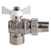 Кран шаровой VALTEC BASE угловой с полусгоном 1/2