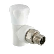 Кран полипропиленовый VALTEC со сгоном угловой 20x1/2