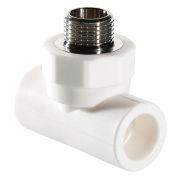 Тройник 25х3/4 штуцер VALTEC PPR белый