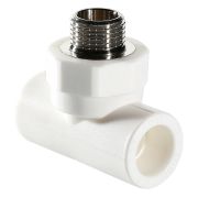 Тройник полипропиленовый 20х1/2 с переходом на нар.р. VALTEC PPR