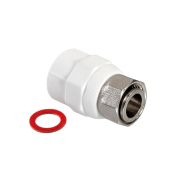 Муфта 32x1 VALTEC PPR белая гайка