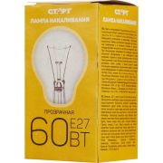 Лампа 60Вт накал Е27 220В