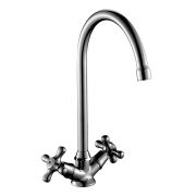 Смеситель для кухни ROSSINKA двуручный H02-72