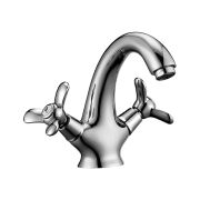 Смеситель для умывальника  ROSSINKA двуручный Q02-61