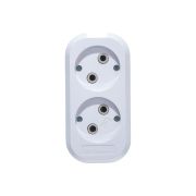 Колодка удлинителя без заземл. 10А 2 гнезда UNIVersal