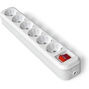 Колодка 16А 6 гнезд с заземл. с выкл. UNIVersal