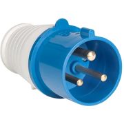 Вилка переносная 013 16А 2P+PE 220В IP44 EKF ps-013-16-220