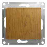 Выключатель 1-кл. СП Glossa 10А IP20 (сх. 1) 10AX механизм дерево дуб SE GSL000511