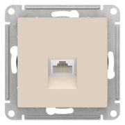 Розетка компьютерная 1-м AtlasDesign RJ45 кат.5E механизм беж. SE ATN000283