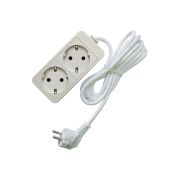 Удлинитель СОЮЗ 1,5 м 2 гнезда 3500 Вт ПВС
