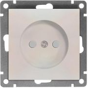 Розетка 1-м СП Афина 16А IP20 без заземл. механизм жемчуж. Universal A0022-OBr