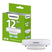 LED Лампа 12W GX53 6500K GENERICA