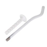 Кронштейн 7,5x240мм д/радиатора штыревой плоский с дюбелем